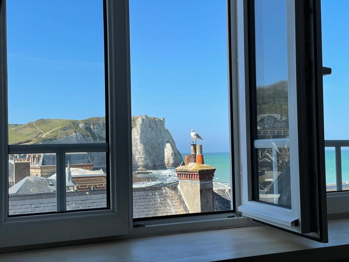 La Residence - Vue Falaise D'Aval Étretat Exteriör bild